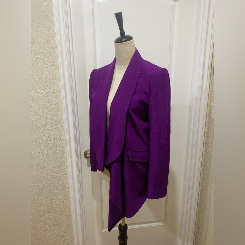 Alexis Mabille Elegant Women's Purple Suit Jacket
